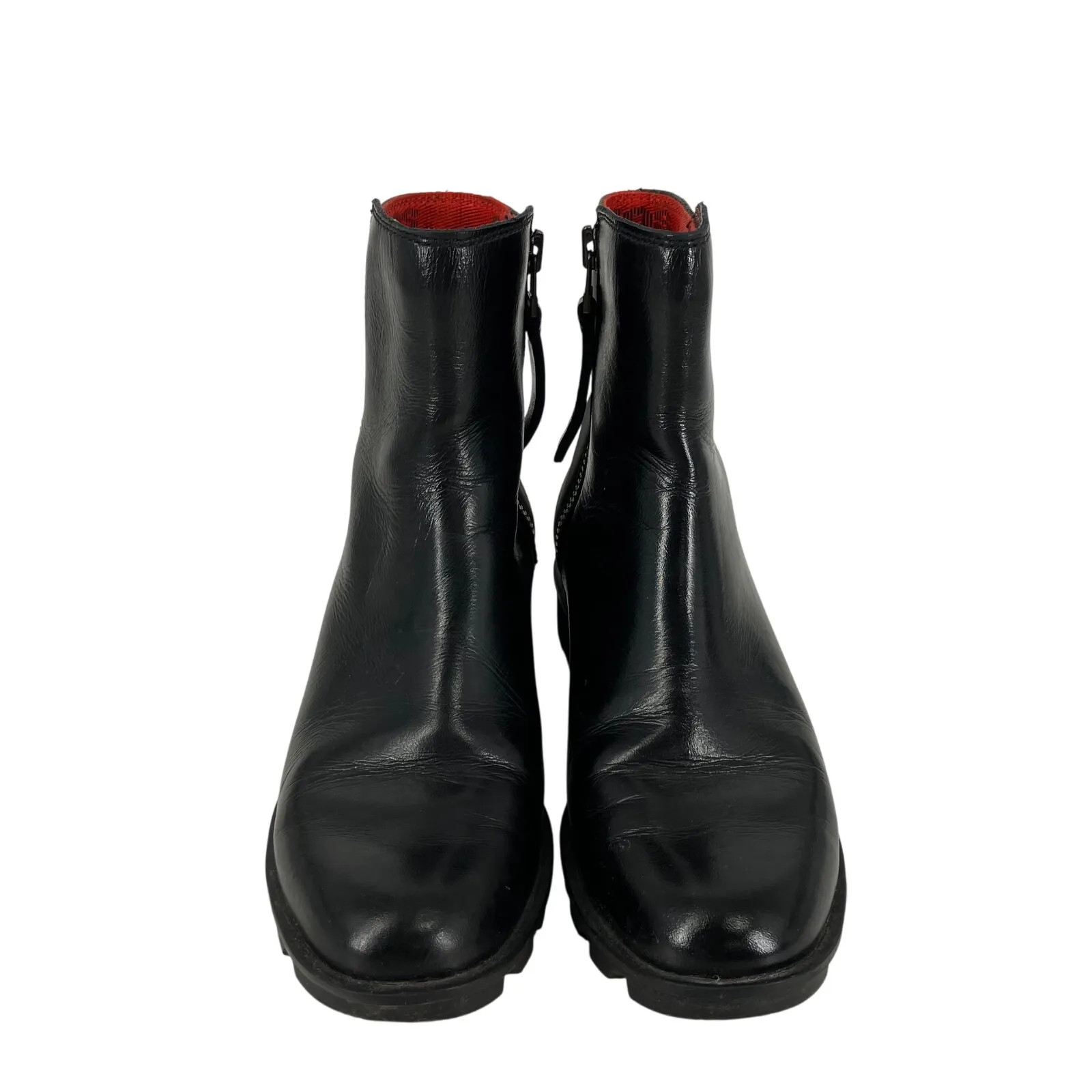 Sorel Phoenix Red Zip Reflective Waterproof Boots - Image 3
