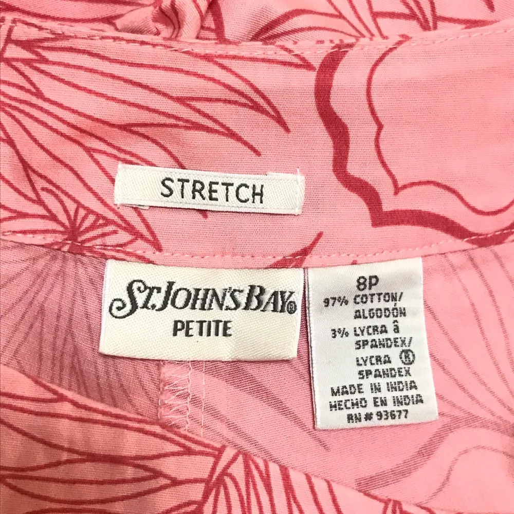 St John’s Bay Hibiscus Flower Skirt, Pink, 8P - Image 4