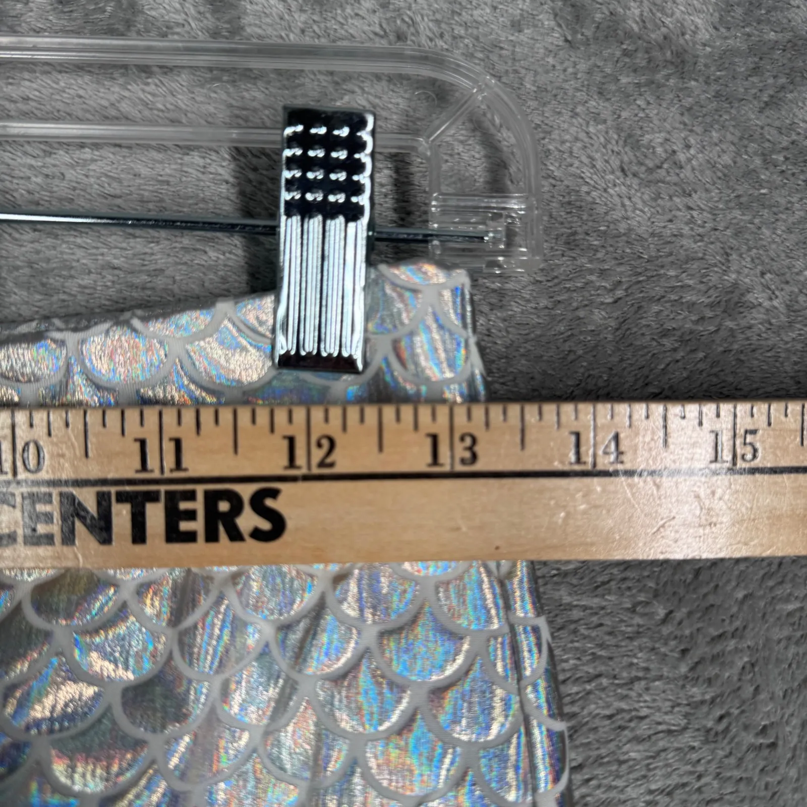 Made for Mermaids Leggings Silver Women Medium Mermaid Scale Festival Shiny‎ Size undefined - Image 11