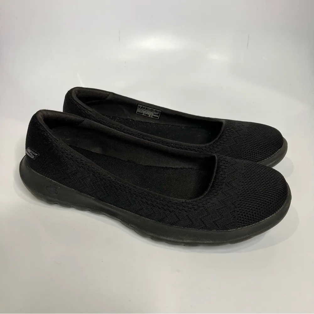 Skechers on the go flex Sienna black flats women’s size 7 slip on‎ casual - Image 4
