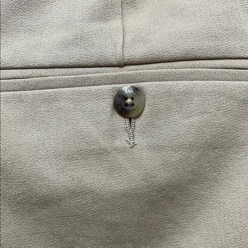 NWT Three Forks Cotton Blend Straight Leg Stretch Twill Khaki Trousers - Image 9