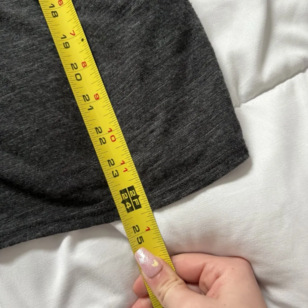 Free People We The Free Gray Long Sleeve Top Blouse Womens Size XS Hippie Boho - Image 4