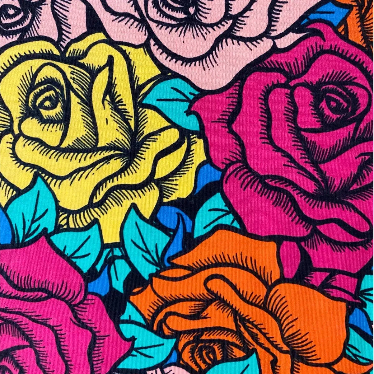 LulaRoe Women's‎ Rose Art Gigi Fitted Top - XL EUC - Image 5