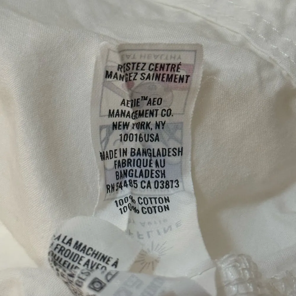 Aerie offline white button down shirt women’s size medium - Image 9