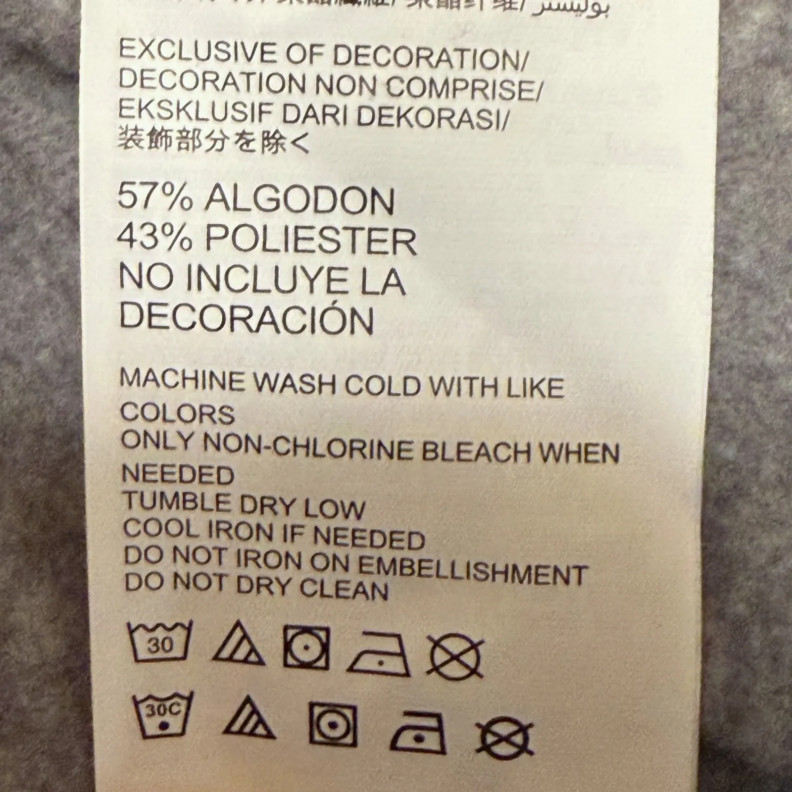 NFL Team Apparel New Orleans Saints Womens XL Pullover Crew Neck Sweatshirt NWT Gray - Image 6