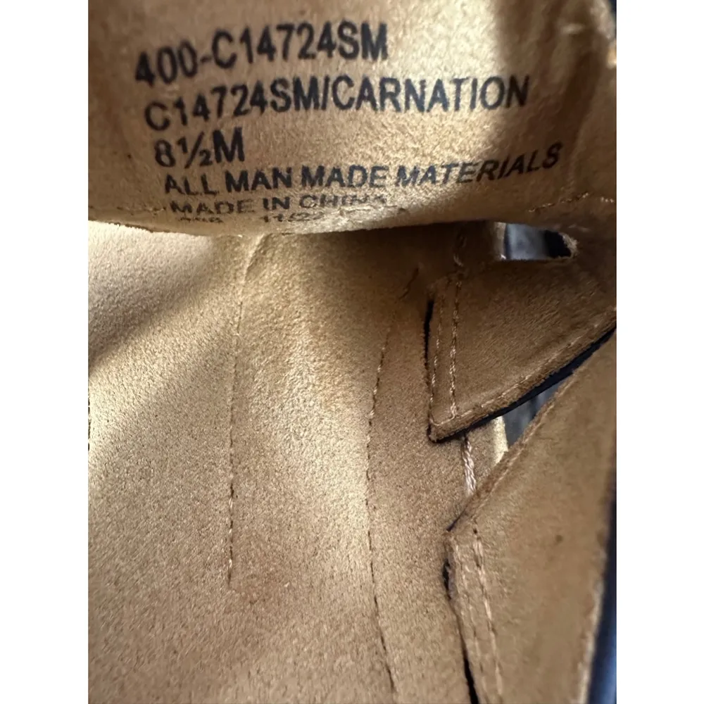 Cliffs by White Mountain Carnation Comfort Thong Sandals Flower Navy 8.5M NEW - Image 5