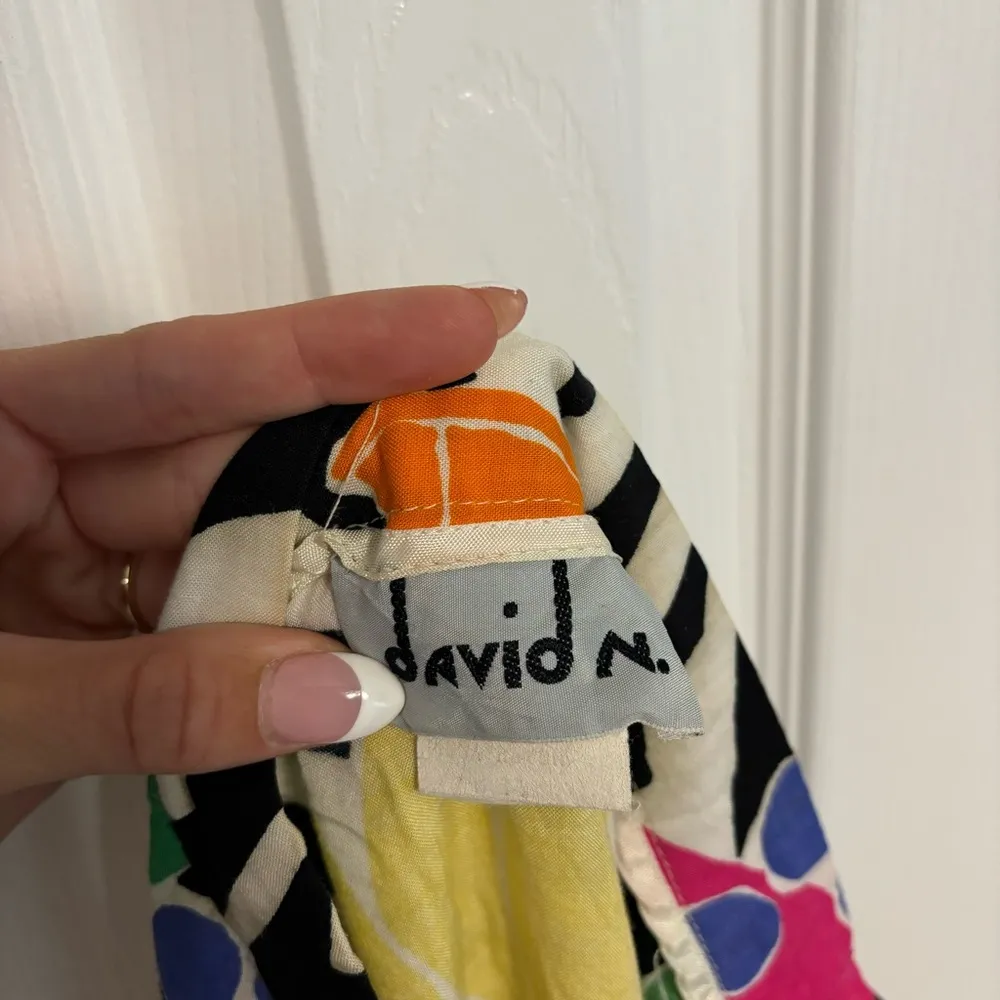 Vintage Fruit Pattern Skirt White Size XS - Image 4