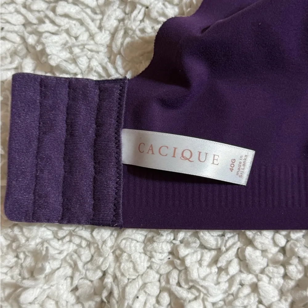 Cacique Purple Bra - Image 3
