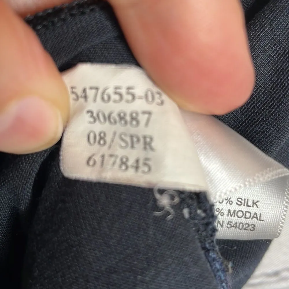 Banana Republic Silk & Modal Black Baby Doll top size XS - Image 7