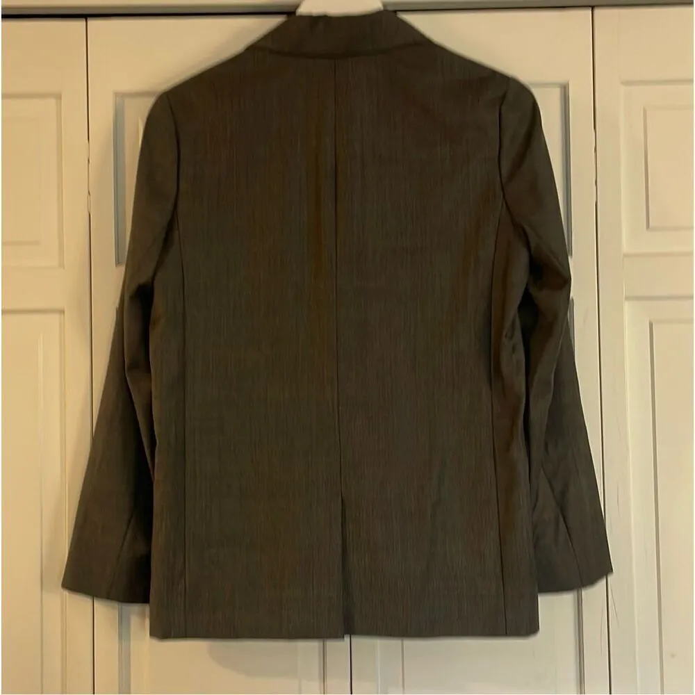 A.P.C. Rue Madame 100% wool grey double breasted blazer 36 Black - Image 10