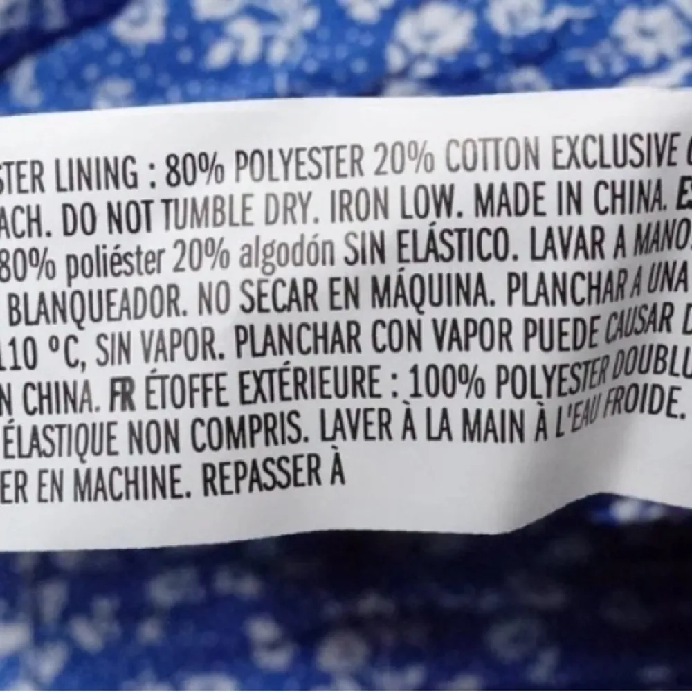 Hyacinth House Pai Mini Dress XL NWT Blue Ditsy Floral Cotton Smocked Puff Sleev - Image 11