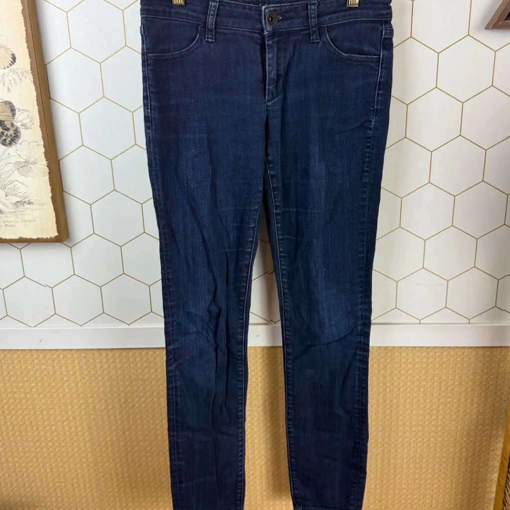 Banana Republic Mid-Rise Skinny Denim Jeans – Dark Wash - Size -  26 - Image 5