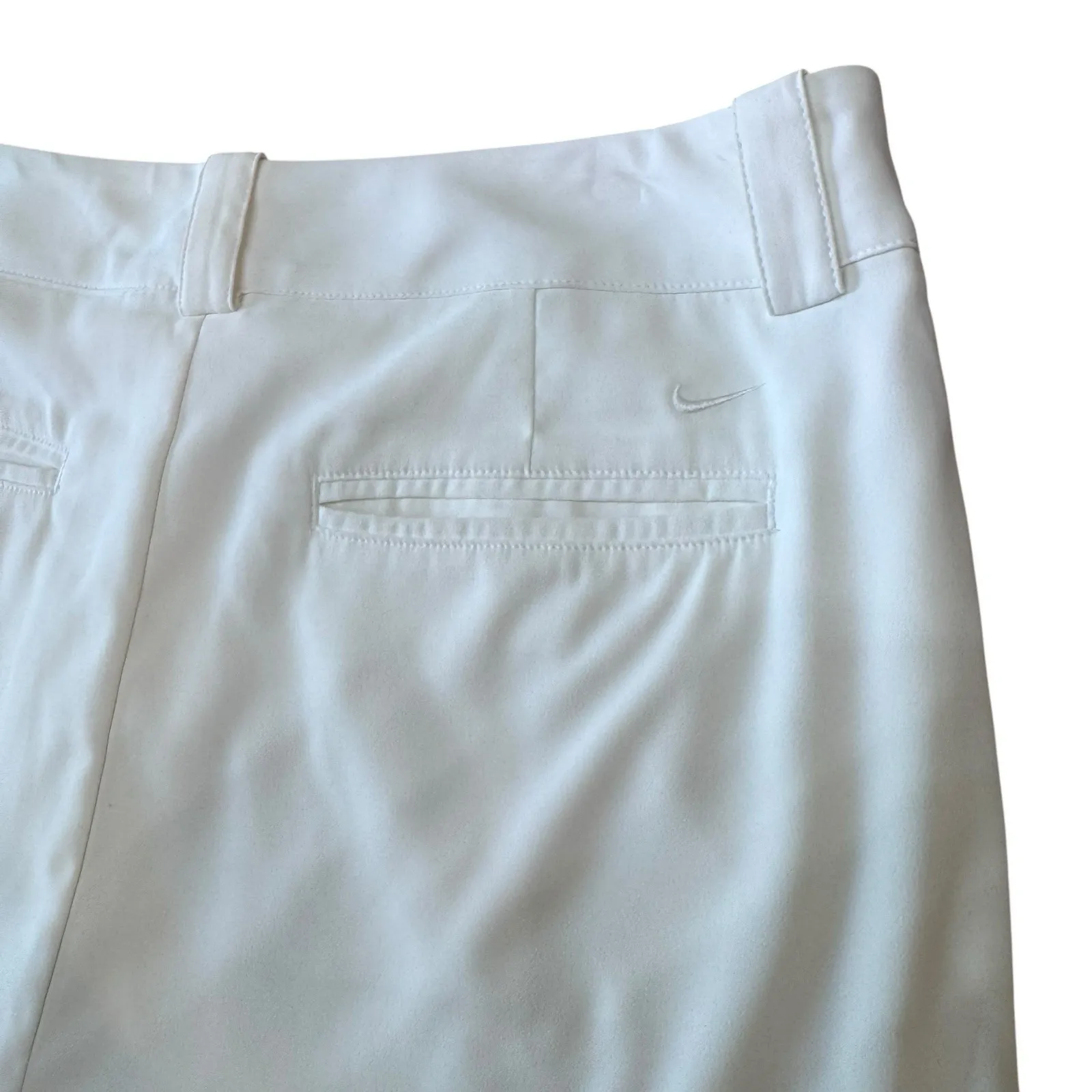 Nike Golf Skort Skirt White Womens Tour Performance Dri Fit Athletic Stretch‎ 8 - Image 7