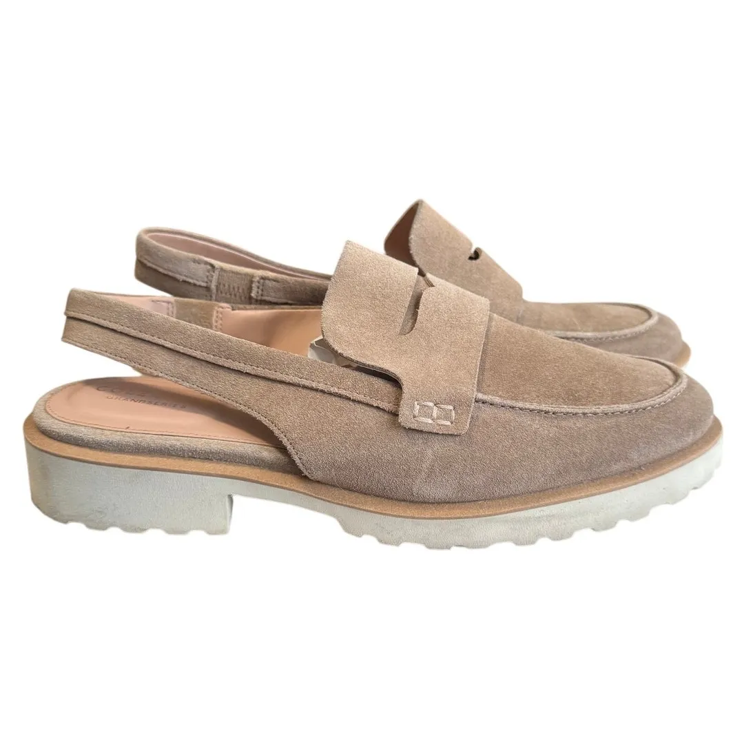 Cole Haan Grand Suede Slingback Loafers – Women’s 9.5B – Lug Sole - Image 4