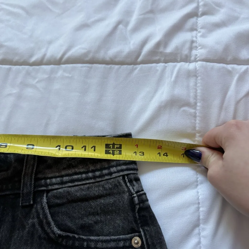 Zara Black Jeans Womens Size 2 Classic City Gothic Grunge Vampire Coquette Girly - Image 3