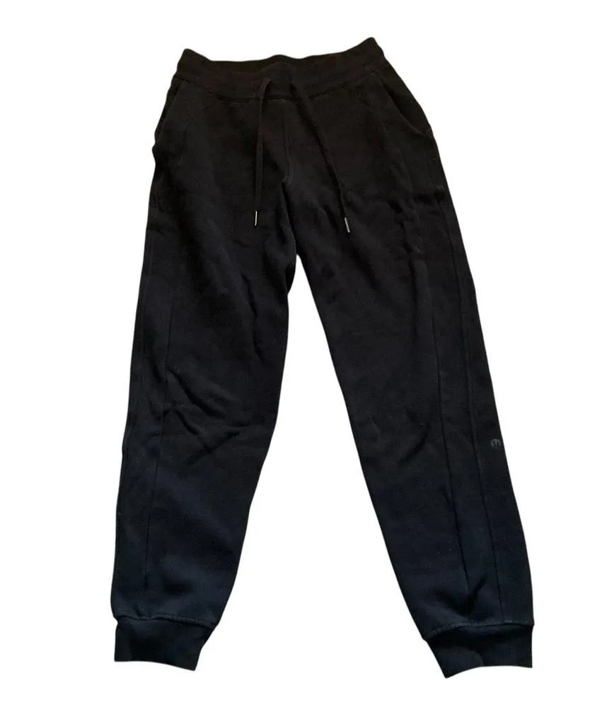 Lululemon sweatpants black drawstring joggers size 4 - Image 2