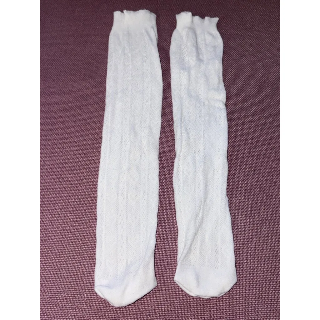 Lovers and Friends Diana Socks in White One Size New Womens Heart - Image 4