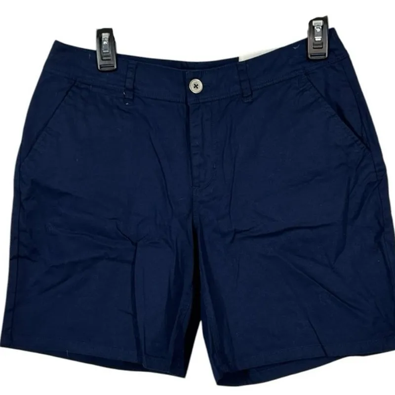 Cato Contemporary Blue Chino Shorts Size 6 NWT Business Casual Cotton Blend - Image 10