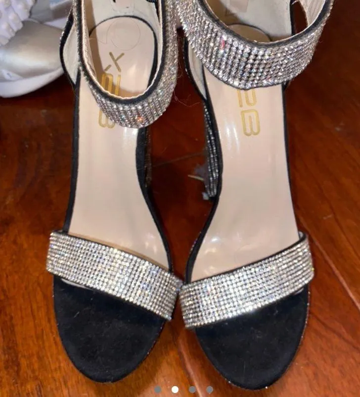 sparkly high heels Black Size 6.5 - Image 2