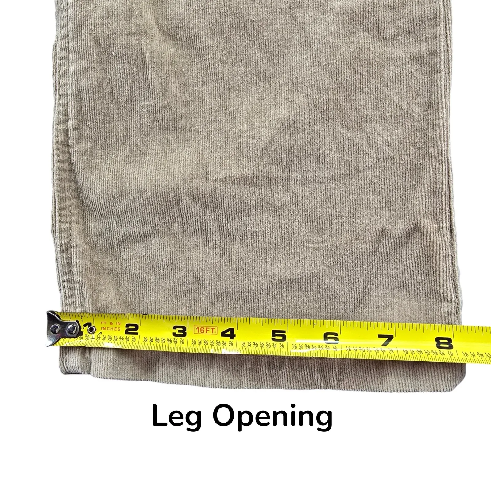 Ribbed 90s Corduroy Y2K Vintage Straight Leg Tan Leg Cotton Bella Elena Pants 10 - Image 10