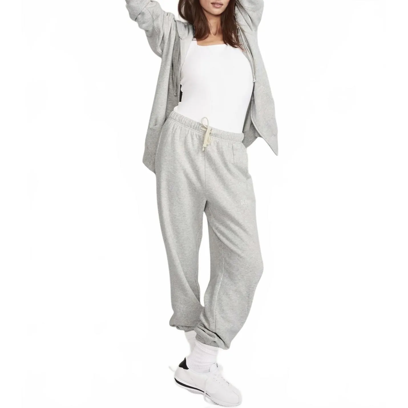 Tall Extra High-Waisted SoComfy Jogger Sweatpants Old Navy Gray NWT XXL Tall - Image 4