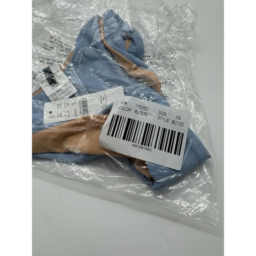 NWT. J. Crew Baby Blue Curved Waist Bikini Bottom Size XS - Image 4