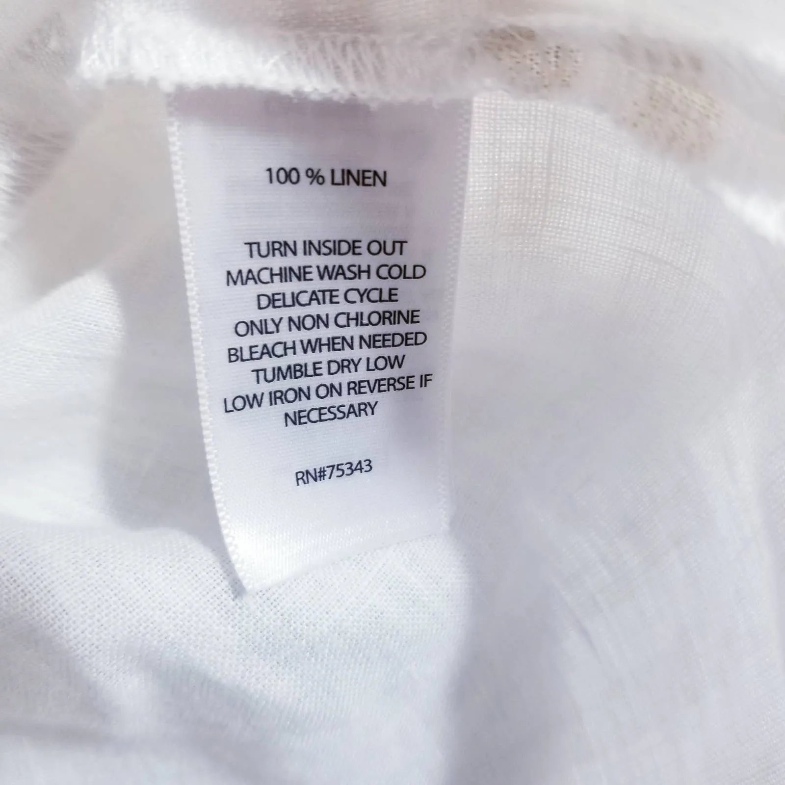 Lucy & Laurel 100% Linen Gold Metallic Blouse - Image 9