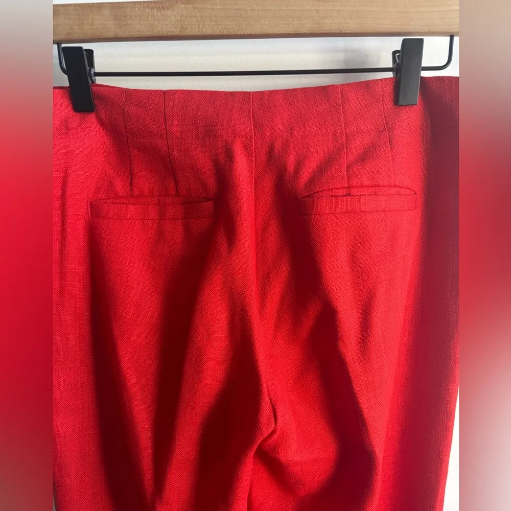 Elevenses Anthropologie Edisto Linen and Tencel Wide Leg‎ Pants 4 workwear chic - Image 5