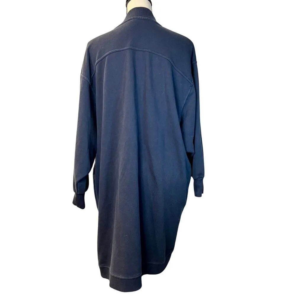 Sweaty Betty Women’s Blue Oversized Long Open Cardigan Size 4 - Image 2