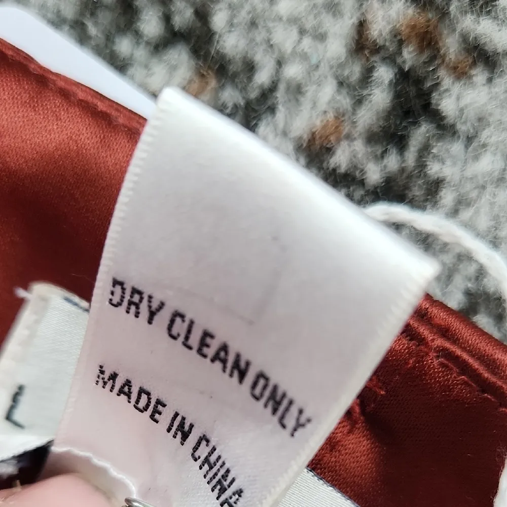 Bill Levkoff Rust Strapless Gown with White Accents 8 - Image 3