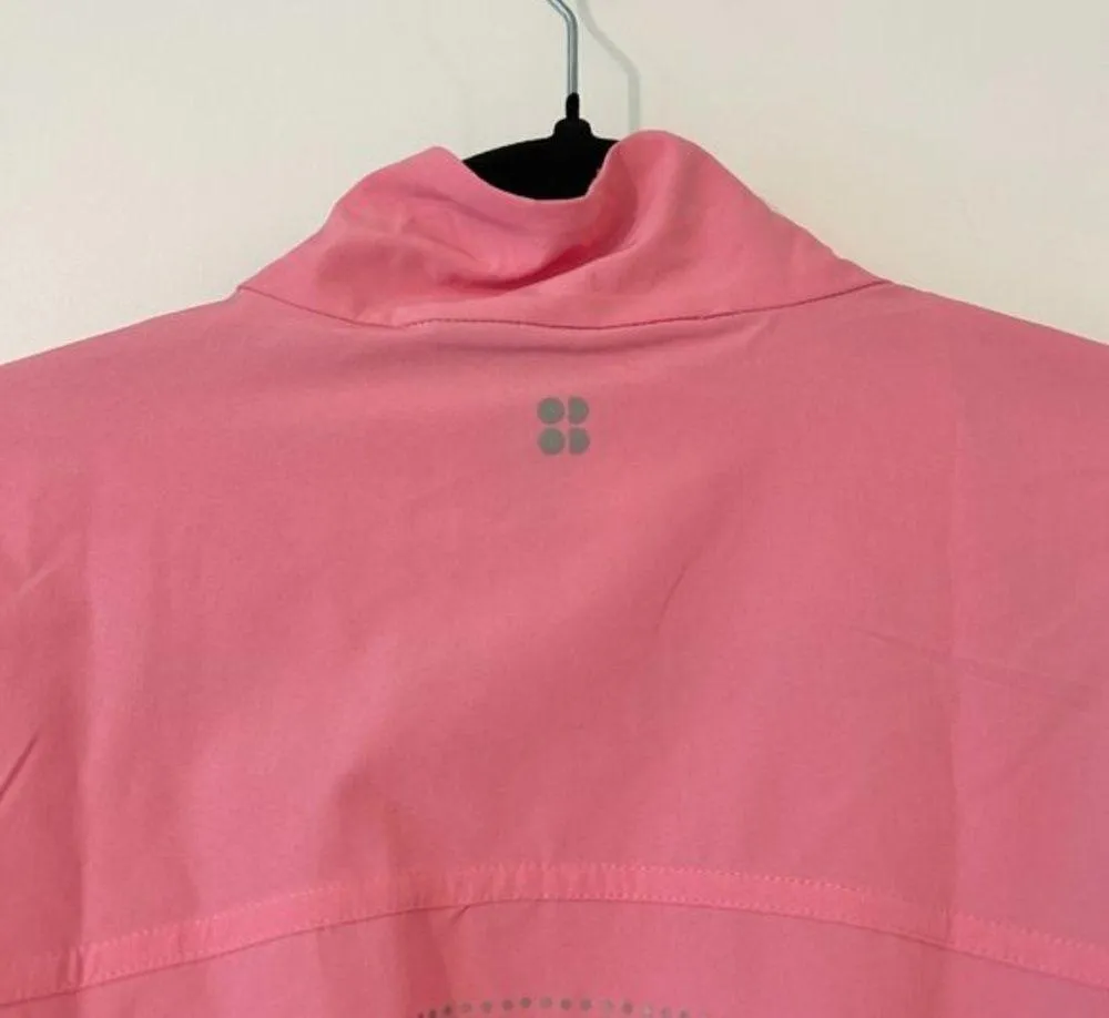 Sweaty Betty Fast Lane Running Jacket Peony Pink Size S NWT - Image 9