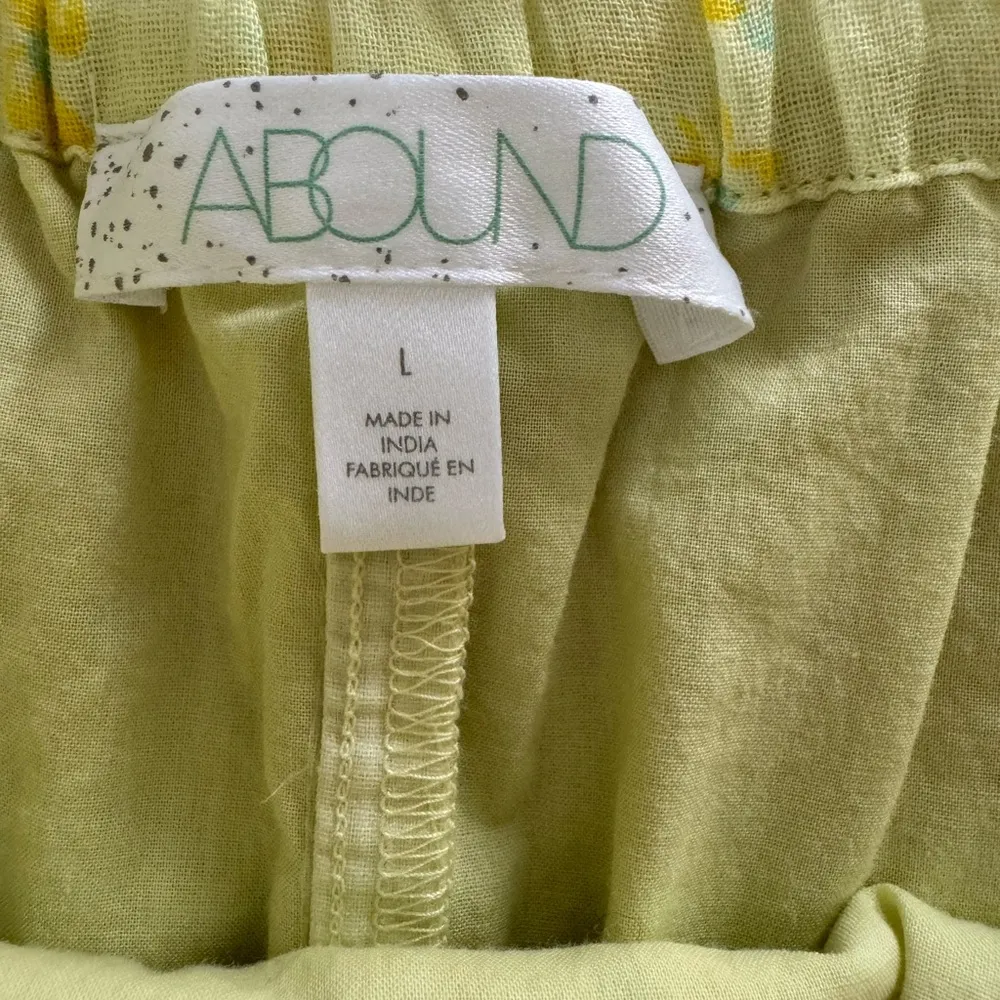 Abound NWT Drawstring Waist Cotton Floral Mini Skirt - Image 4