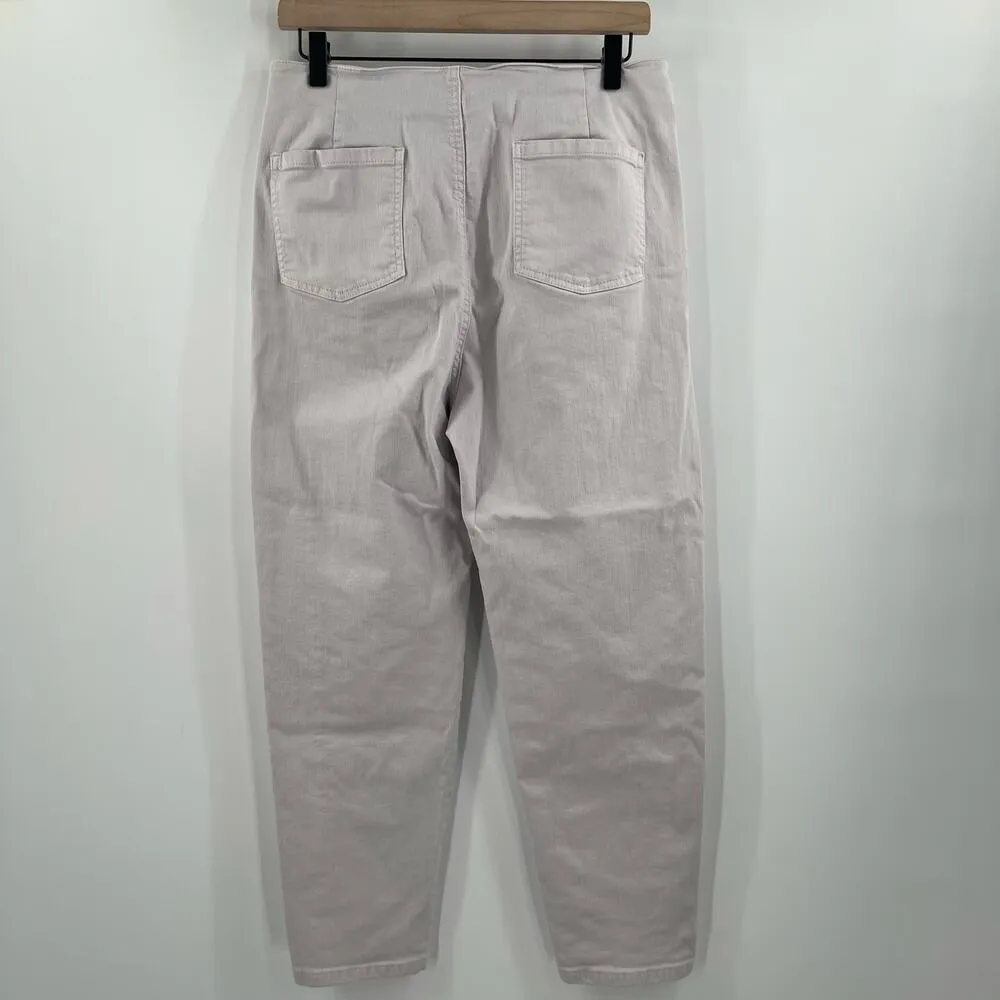 EILEEN FISHER Denim Tapered Pants Size 8P NEW Petites Organic Cotton Gray NWOT - Image 3