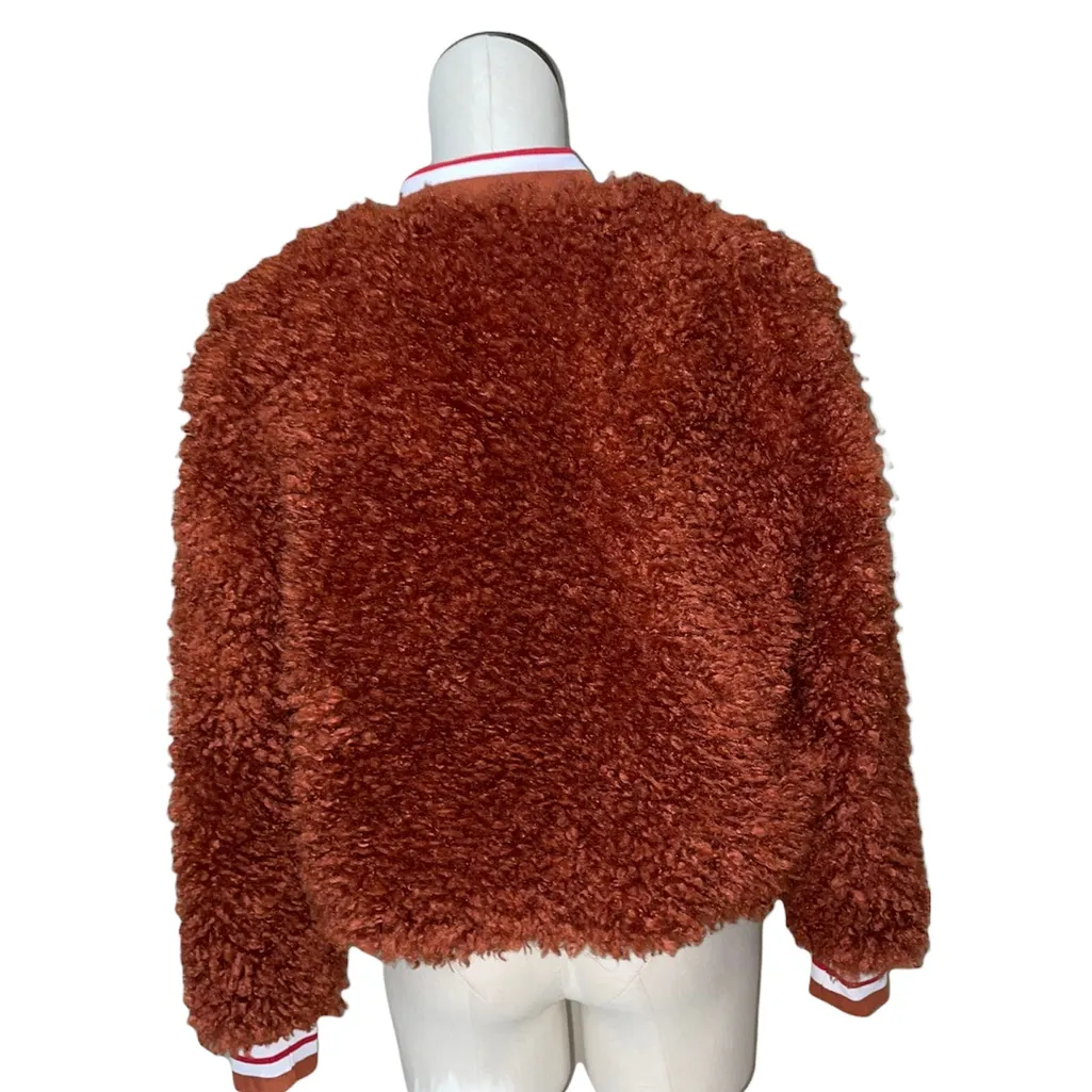 NWT Jessica Simpson Kataleya Long-Sleeve Faux-Fur Cozy Bomber Jacket - Image 8