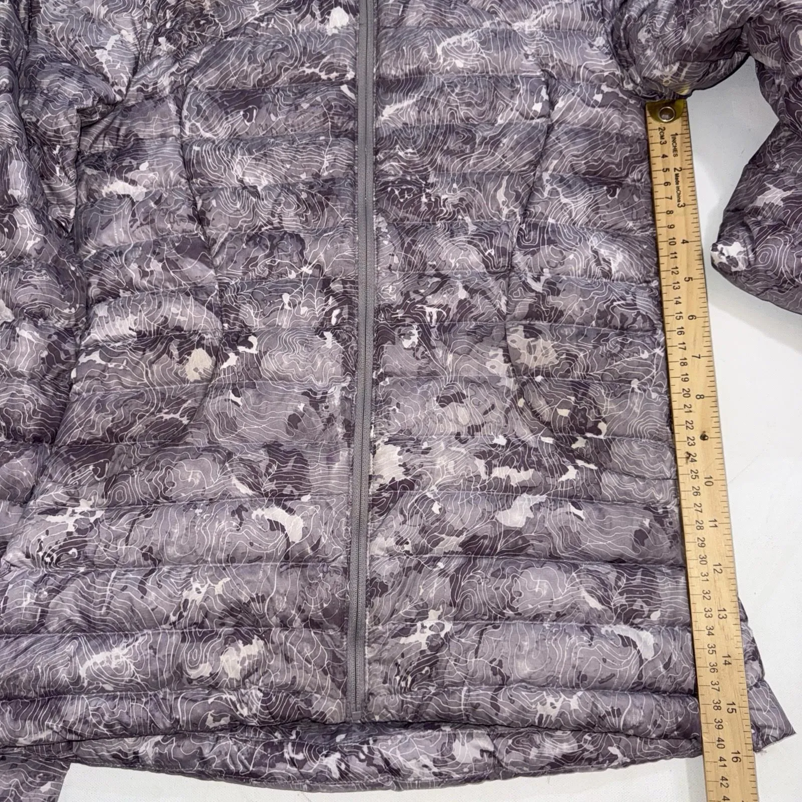 Lululemon Pack It Down Jacket Women's Purple Full Zip Hooded Goose Down Size 2 - Image 7