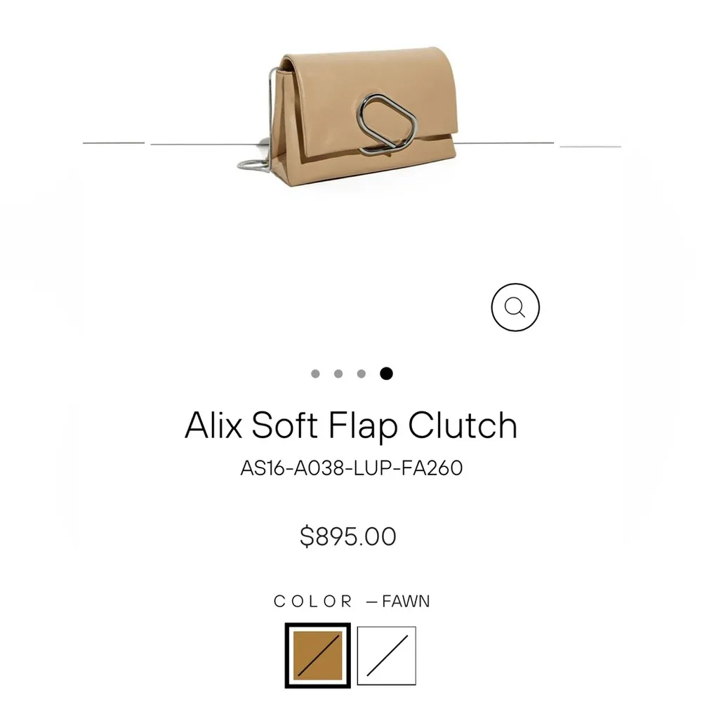 3.1 Phillip Lim Alix Soft Flap Clutch - Image 2