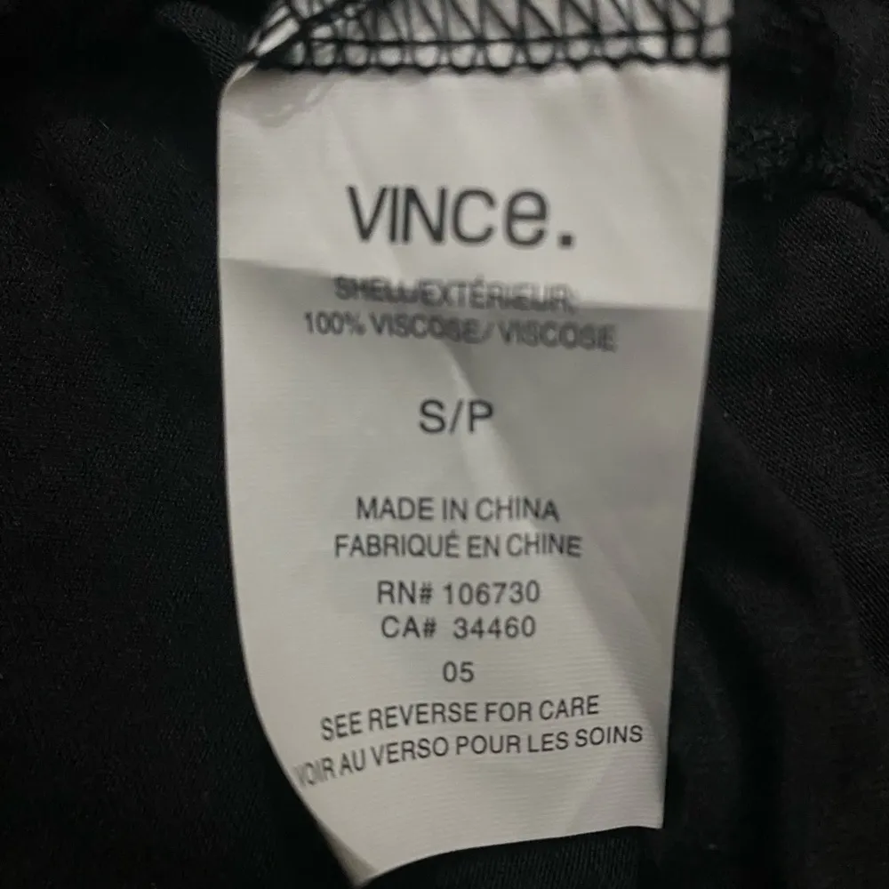 Black Drop Shoulder Crewneck Top size small - Image 6