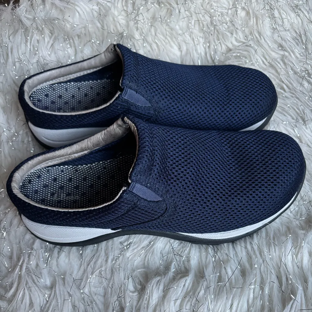L.L.Bean Navy Blue Women’s Mesh Mules Clogs Shoes Size 8 Medium - Image 5