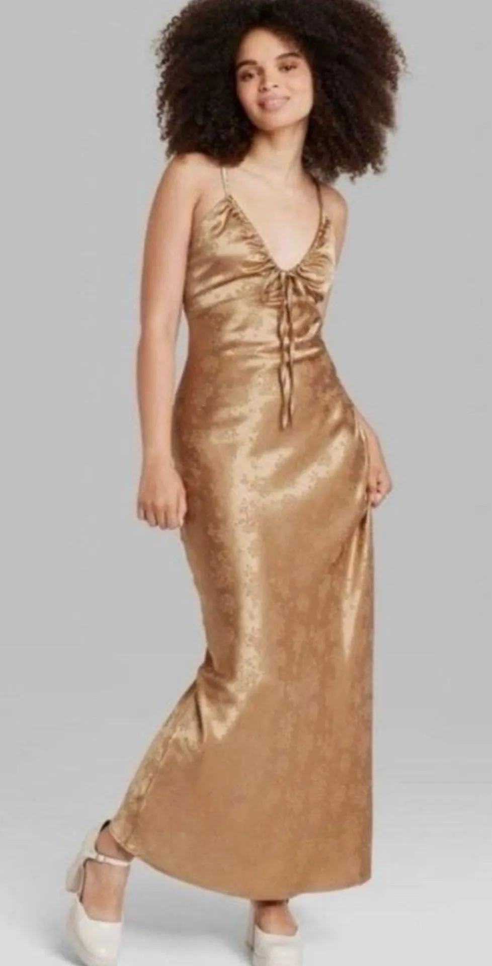 Satin Slip  Dress - Image 2