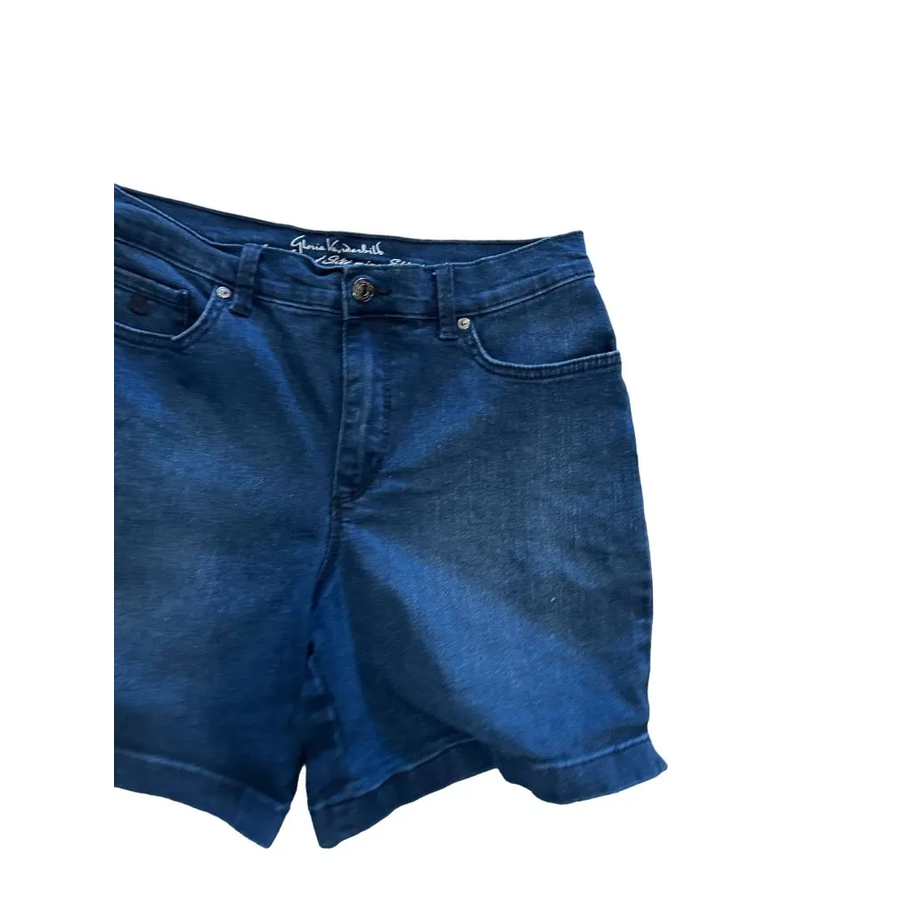 GLORIA VANDERBILT Slimming Effect Denim Shorts Size 6 - Image 2