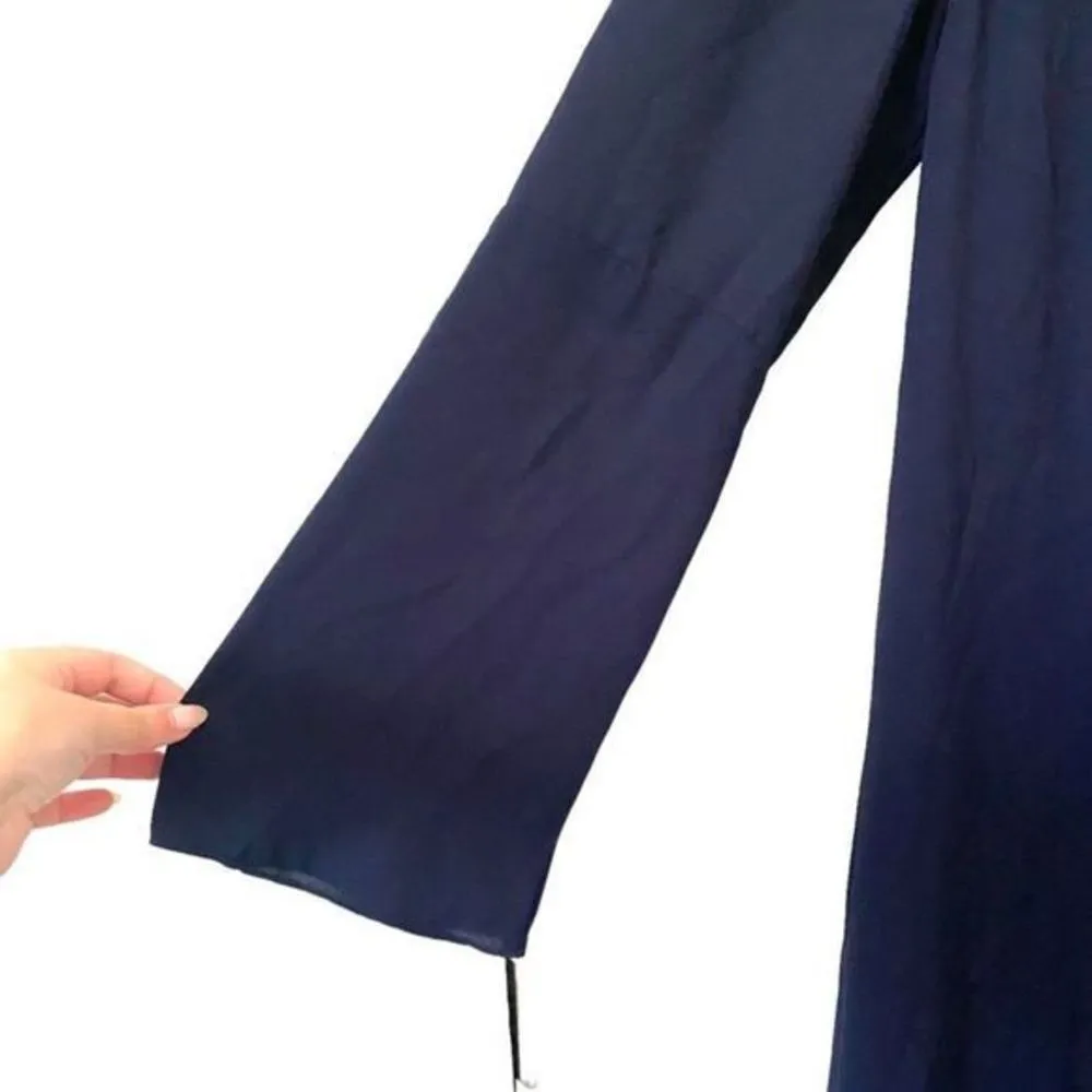 WAVERLY GREY‎ Long Sleeve Mini Dress Blue Size 2 - Image 2