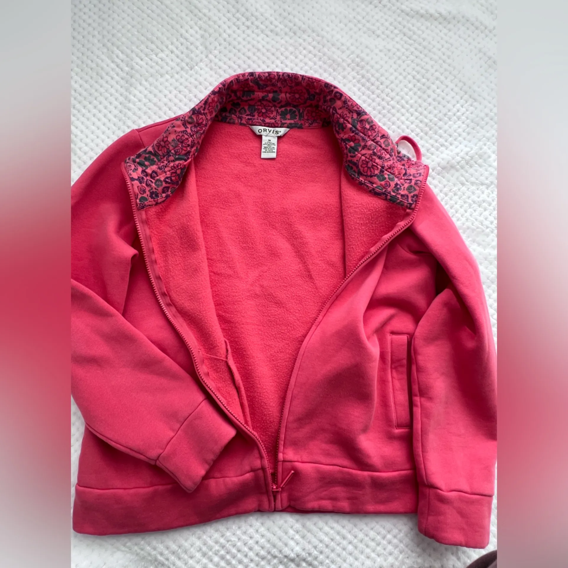 Orvis Coral Pink Women's Sweatshirt - Image 4