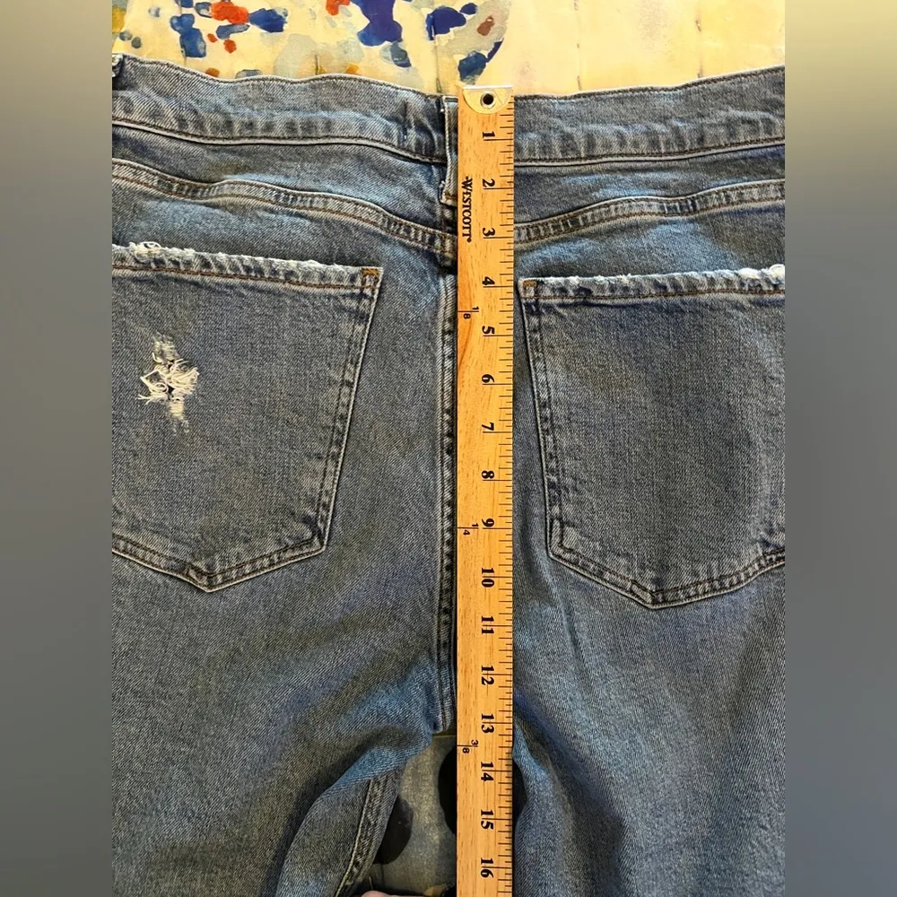 AGOLDE 29 Nico High-Rise Slim Fit Jeans in Rooted - Image 12