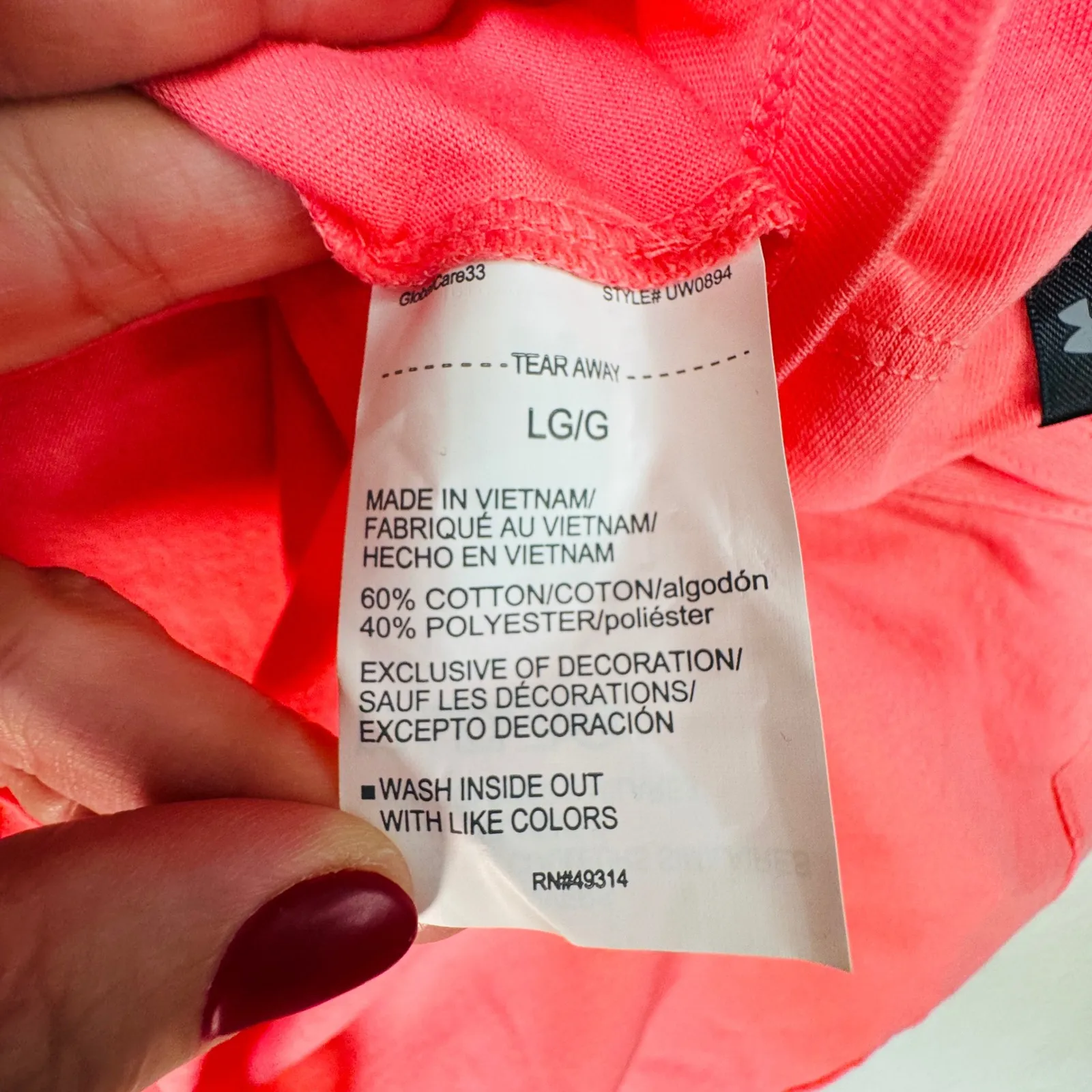 Under Armour Women's Kentucky Derby 147 Tee Coral Pink Graphic NWT Large - Image 5