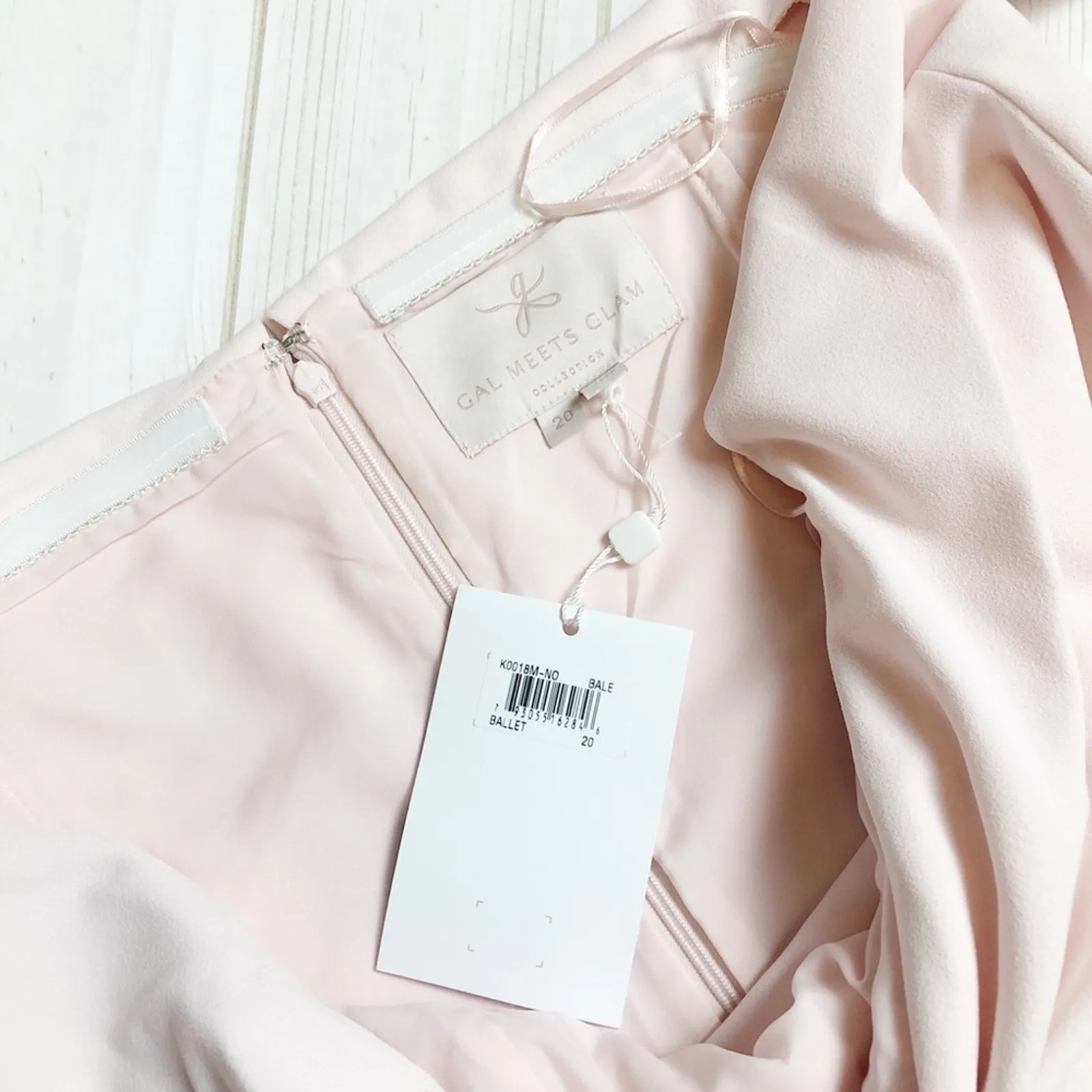 Gal Meets Glam  Women's Tyler Pink off the Shoulder Bow Midi‎ Dress Size 20 - Image 3