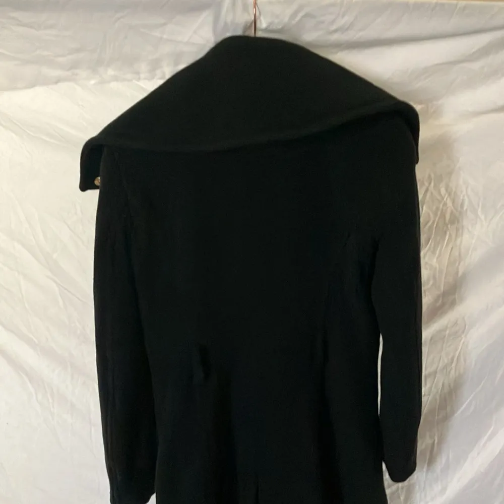 Coach:Black Wool/Angora/Nylon Blend- Green Signature lining-Gold buttons- XS - Image 15