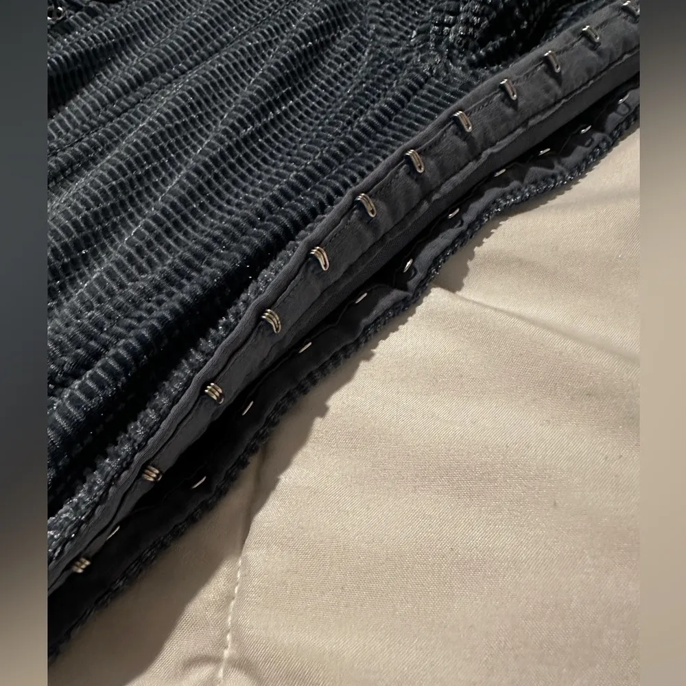 Urban Outfitters navy blue corset - Image 3