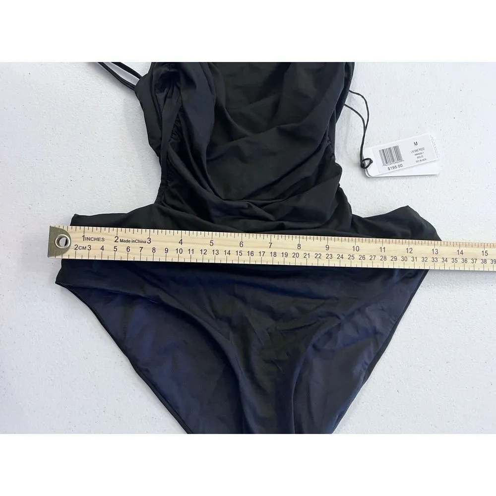 We Wore What Black Liv One Piece Size Medium Sexy Cutouts New with Tags $195‎ - Image 6