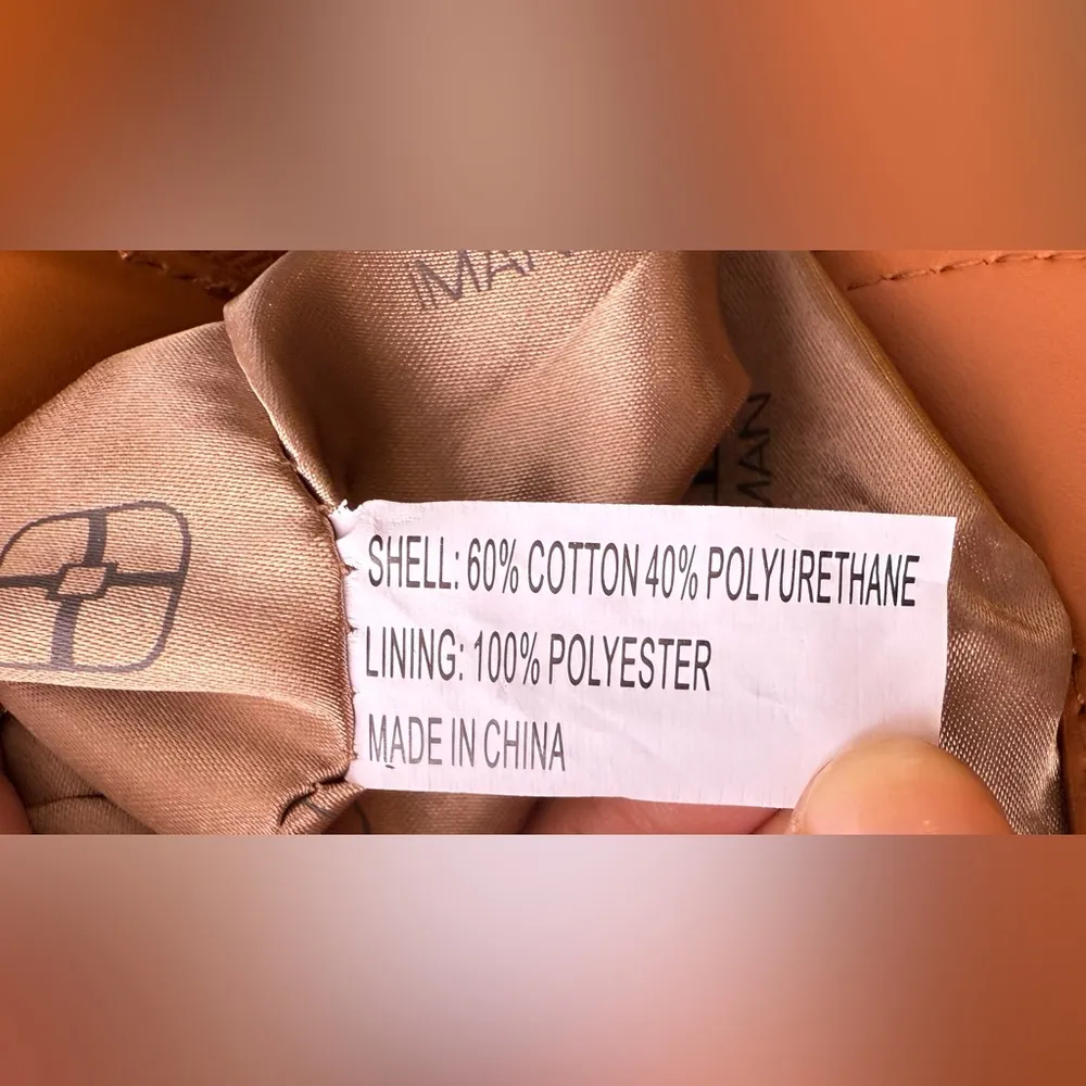 IMAM Shoulder Bag Euciman trapezoid travel brown/gray travel bag lightweight pur Gray - Image 6