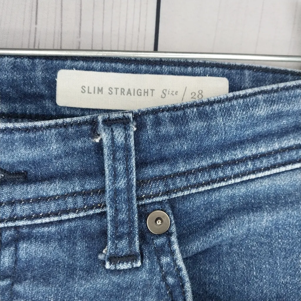 Pilcro And The Letterpress Anthropologie Slim Straight Size 28 jeans - Image 3